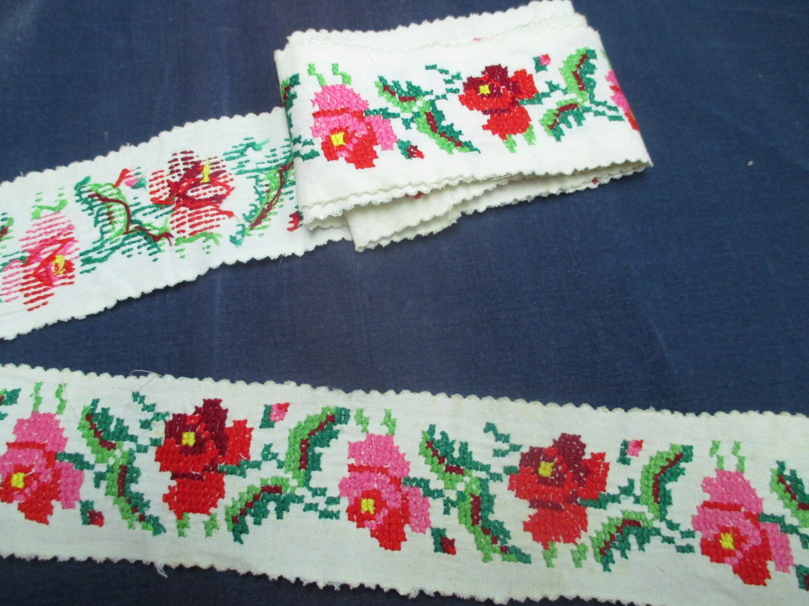 Antique Victorian Embroidered trim