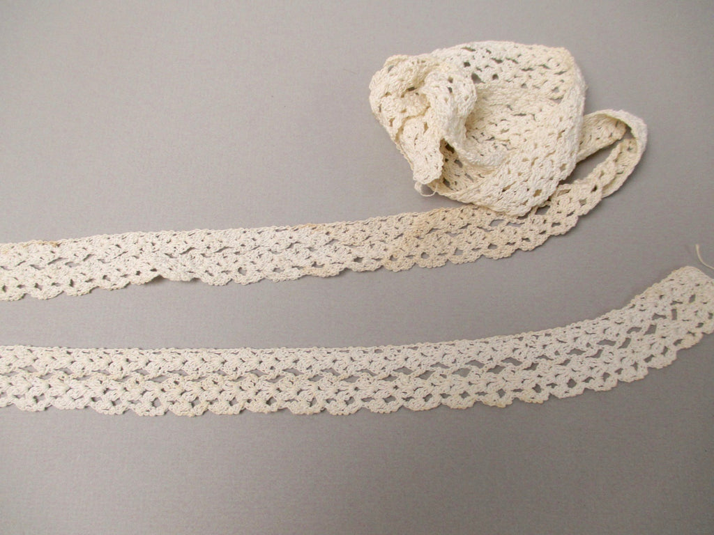 Antique Victorian Crochet Lace Trim