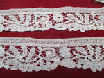 Antique Victorian Duchesse Lace Flounce 3 pc