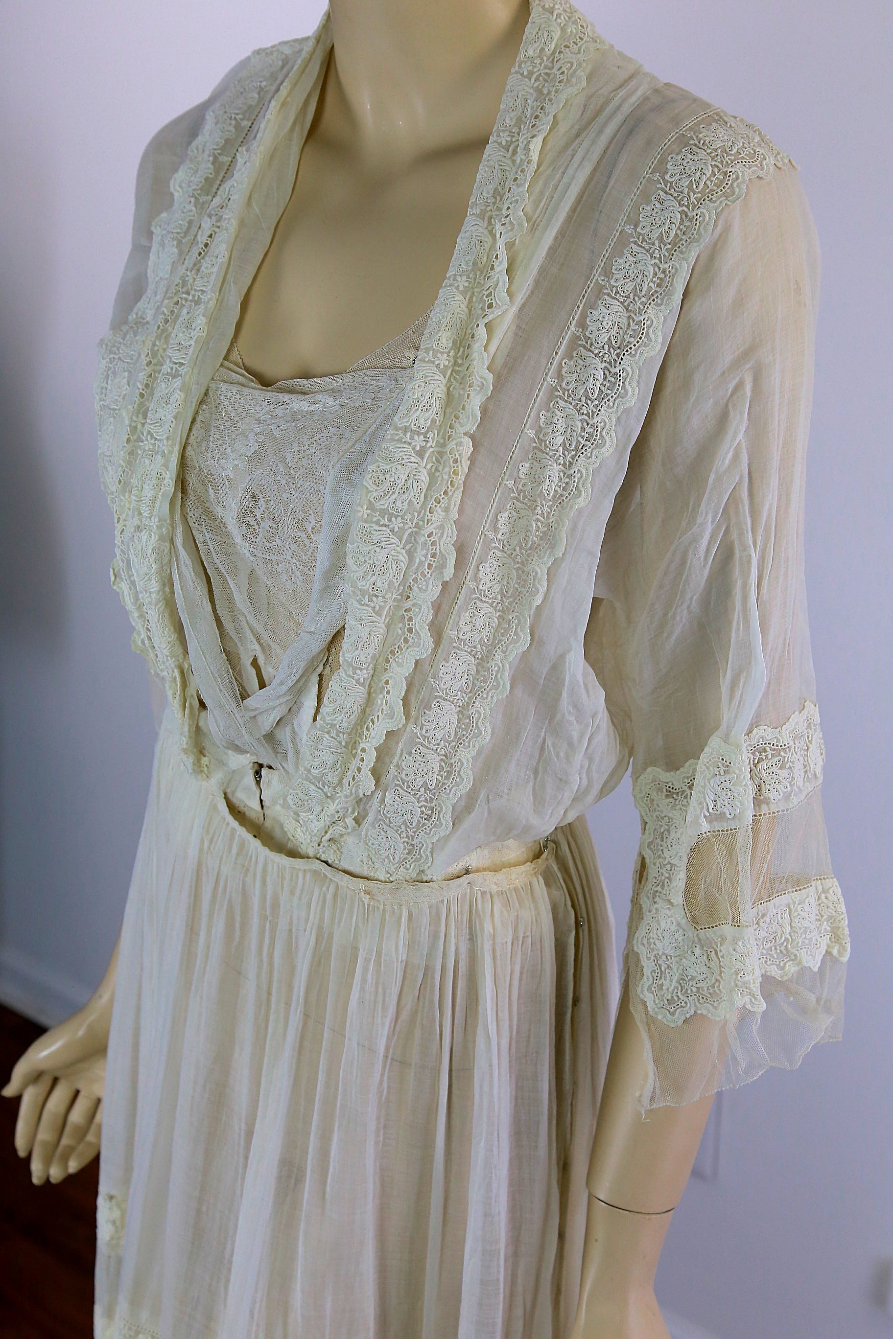 Katrina's Stunning 1910s Tea Gown | Tea gown, Edwardian dress, Edwardian  gowns