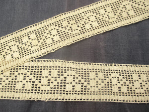 Antique Victorian Crochet Lace Trim