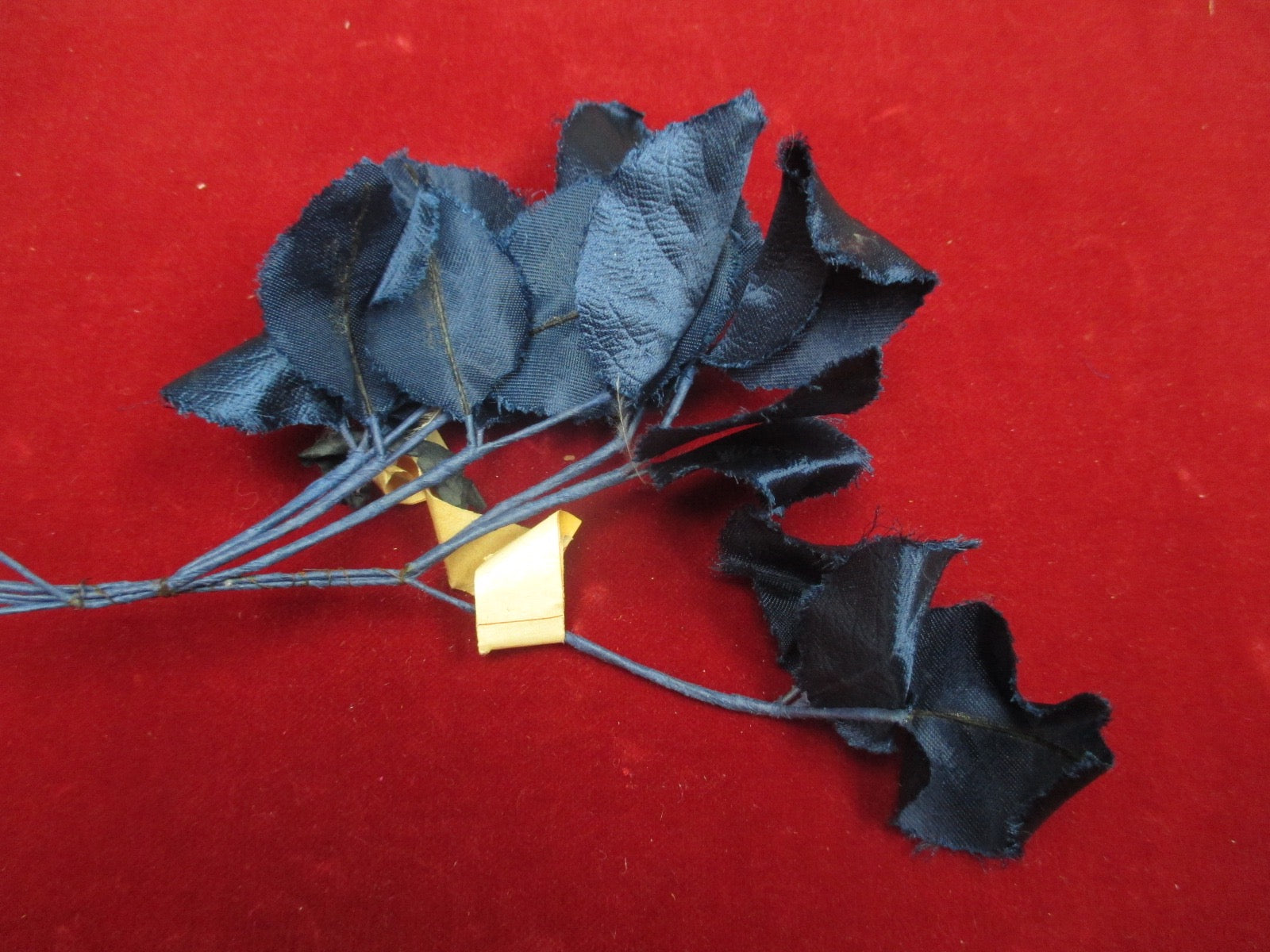 Vintage 1930s blue Millinery flowers