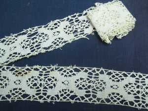 Antique Victorian cotton lace trim