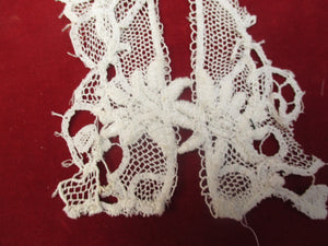 Antique Victorian Floral lace Applique