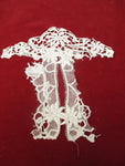 Antique Victorian Floral lace Applique