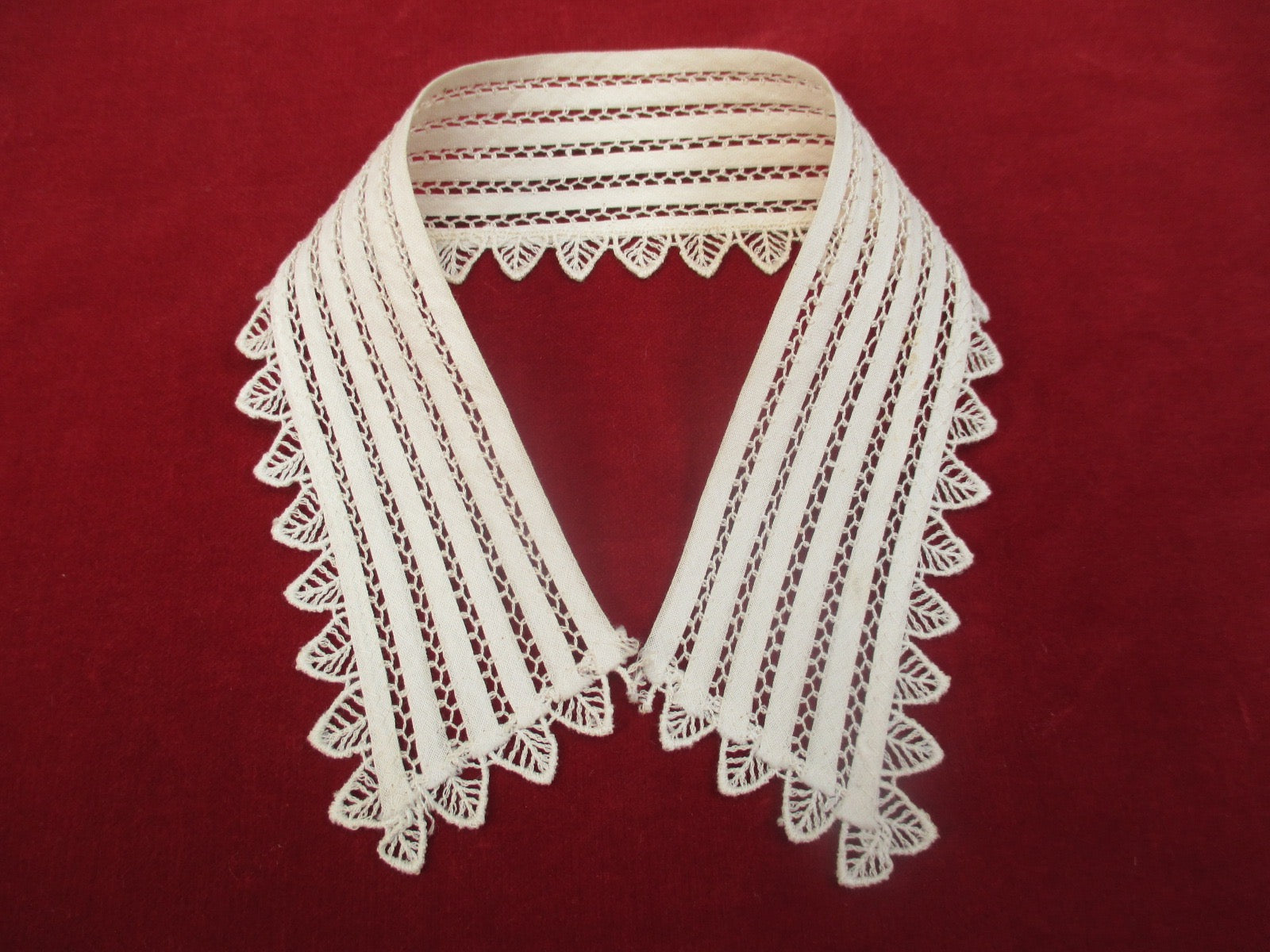 Antique Victorian Lace Baby Collar