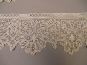 Antique Victorian Honiton Lace Flounce