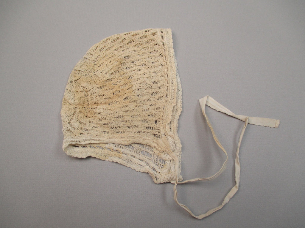 Antique Victorian Lace baby bonnet